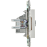 Выключатель 1-клавишный IEK SKANDY 10А SK-V01Bl черный SK-V10-0-10-K02